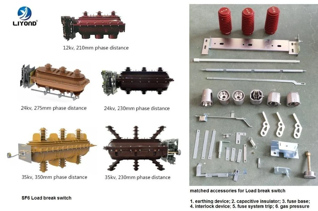 Fln36-12 10kv 11kv 12kv Sf6 Load Break Switch in High Voltage Rmu Switchgear Accessories 2023